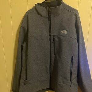 The North Face Men's Heather Charcoal Softshell Jacket